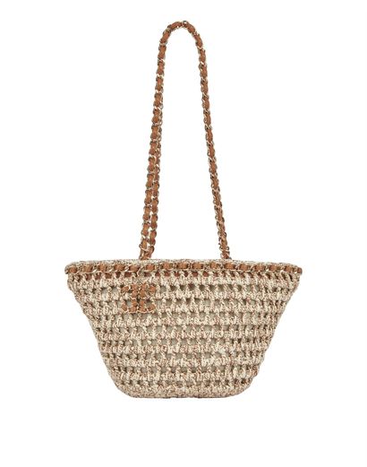 Small Crochet Bucket Bag, front view